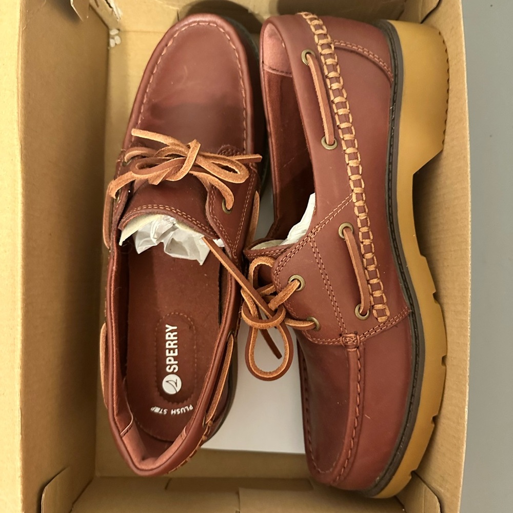 Brown Leather Women's Shoes - Picture 3 of 4